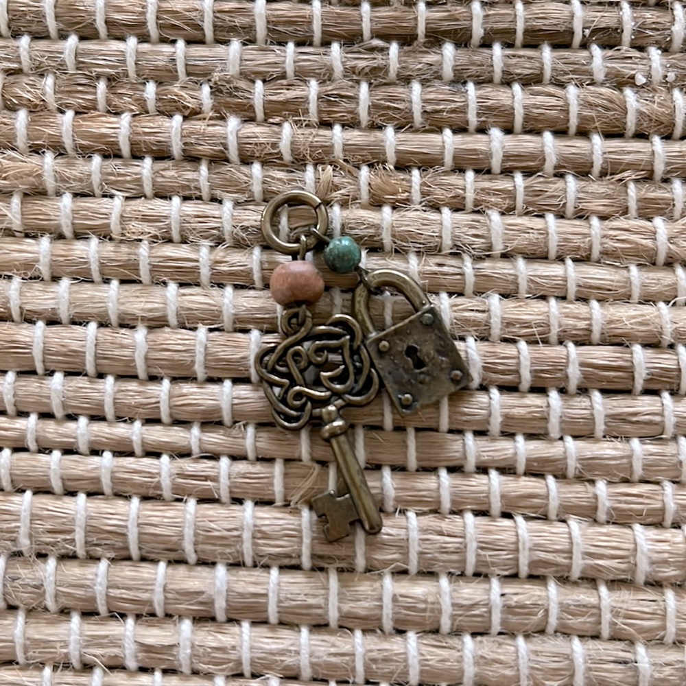 Lenny and Eva Lock and Key Charm